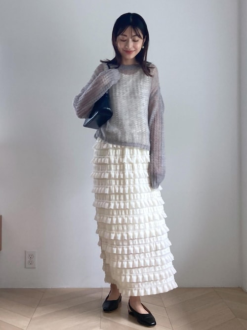 セール】フリルティアードノースリーブワンピース（ワンピース）｜ROPE