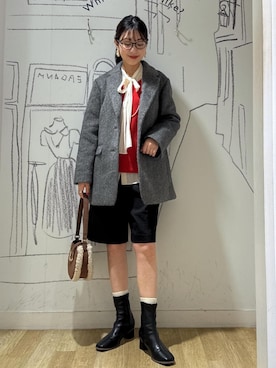 「アイテム（テーラードジャケット）」を使った、nozomiさん（レディース・162cm・30代）の秋コーディネート