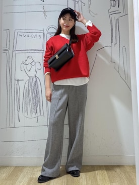 「アイテム（帽子）」を使った、nozomiさん（レディース・162cm・30代）の秋コーディネート