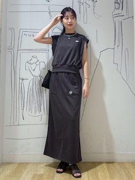 「アイテム（ショルダーバッグ）」を使った、nozomiさん（レディース・162cm・30代）の夏コーディネート