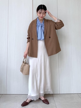 nozomiさん（レディース・162cm）の春コーディネート