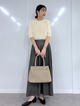 「キャメル」｜nozomiさん（レディース・162cm）の夏コーディネート