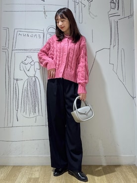 「アイテム（ネックレス）」を使った、nozomiさん（レディース・162cm・30代）の冬コーディネート