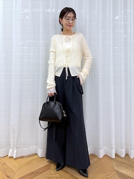 「ROPE' PICNIC（ロペピクニック）のアイテム」を使った、nozomiさん（レディース・162cm）の秋コーディネート