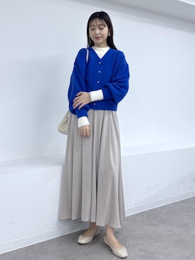 「アイテム（バレエシューズ）」を使った、nozomiさん（レディース・162cm・30代）の秋コーディネート