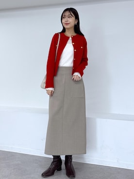 「ROPE' PICNIC（ロペピクニック）のアイテム」を使った、nozomiさん（レディース・162cm）の秋コーディネート