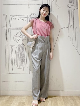 「GDS14190」｜nozomiさん（レディース・162cm）の夏コーディネート