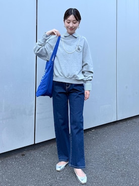 「アイテム（バレエシューズ）」を使った、nozomiさん（レディース・162cm・30代）の夏コーディネート