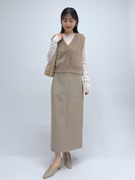 「ROPE' PICNIC（ロペピクニック）のアイテム」を使った、nozomiさん（レディース・162cm）の夏コーディネート