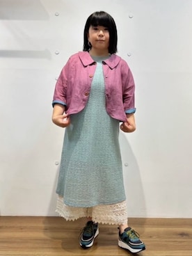 「Jocomomola（ホコモモラ）のアイテム（その他アウター）」を使った、Jocomomolaさん（レディース・152cm）の夏コーディネート