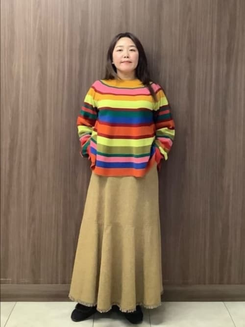 Jocomomola（ホコモモラ） ニット セーター 「日本製」ホール