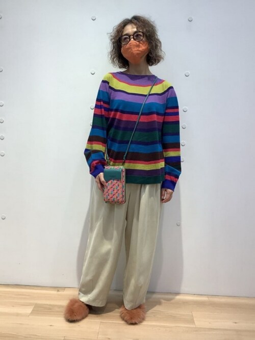 Jocomomola（ホコモモラ） ニット セーター 「日本製」ホール