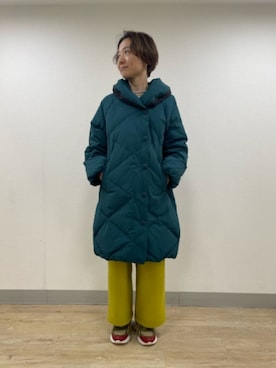 「Jocomomola（ホコモモラ）のアイテム（ジャケット/アウター）」を使った、Jocomomolaさん（レディース・160cm）の冬コーディネート
