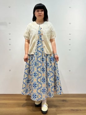 「Jocomomola（ホコモモラ）のアイテム（ワンピース/ドレス）」を使った、Jocomomolaさん（レディース・152cm）の春コーディネート