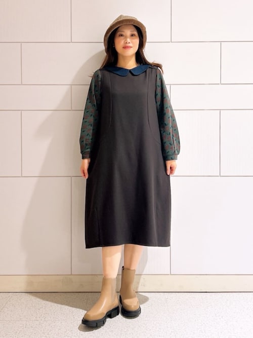 セール】T/Rドビー ジャンパースカート（ワンピース）｜Jocomomola