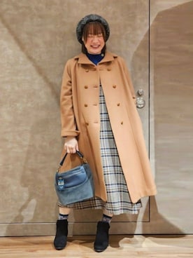 「Jocomomola（ホコモモラ）のアイテム（その他アウター）」を使った、Jocomomolaさん（レディース・160cm）の秋コーディネート
