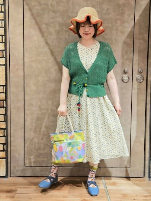 Jocomomola（ホコモモラ） カーディガン Planta クロッシェベルト付