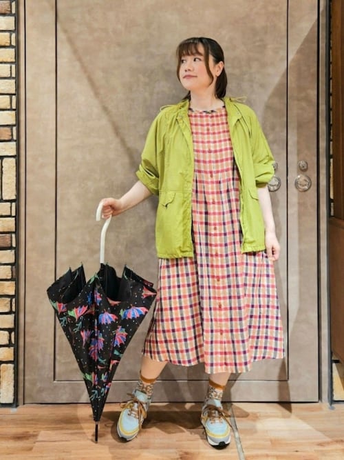 ノエラ シアーチェックワンピース ワンピース Cesta チェックシアー