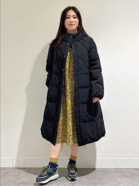 「Jocomomola（ホコモモラ）のアイテム（ワンピース/ドレス）」を使った、Jocomomolaさん（レディース・159cm）の冬コーディネート