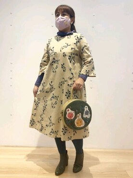 Jocomomola ホコモモラ の Flor Marciana 刺繍ワンピース ワンピース Wear