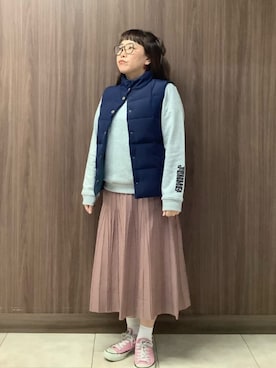 「Jocomomola（ホコモモラ）のアイテム（ジャケット/アウター）」を使った、Jocomomolaさん（レディース・160cm）の秋コーディネート