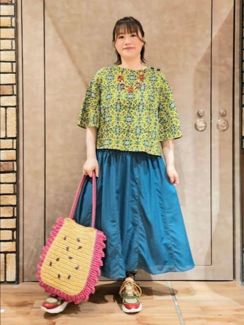 ジョリーフルール　新色もふもふ＆コラコラ　牛革持ち手ミニトートバック　① ジョリーフルール 新色もふもふ＆コラコラ 牛革持ち手ミニトート