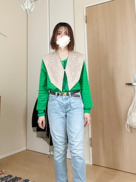 Gucci グッチ のベルト ブラウン系 を使ったレディース人気ファッションコーディネート Wear