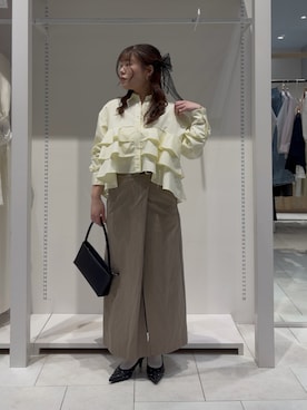 「Te chichi（テチチ）のアイテム」を使った、チナツさん（レディース・153cm）の春コーディネート