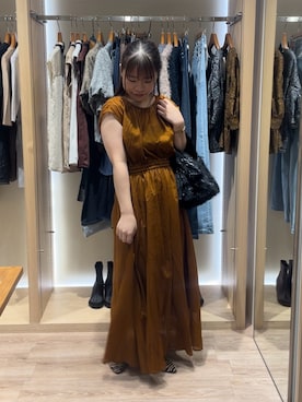 「テチチ(Te chichi)」｜「アイテム（ワンピース/ドレス）」を使った、チナツさん（レディース・152cm）の秋コーディネート