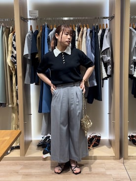「Te chichi（テチチ）のアイテム（サンダル）」を使った、チナツさん（レディース・152cm）の夏コーディネート