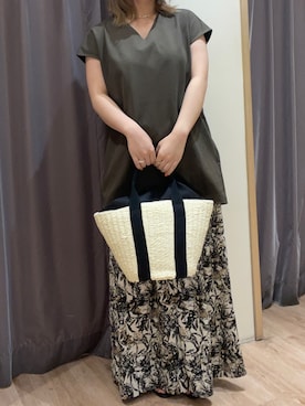 「テチチ(Te chichi)」｜「アイテム（アクセサリー）」を使った、チナツさん（レディース・152cm）の夏コーディネート