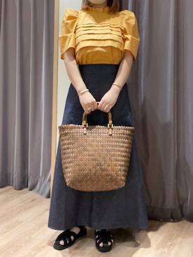 「Te chichi CLASSIC（テチチクラシック）のアイテム」を使った、チナツさん（レディース・152cm）の春コーディネート