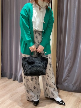 「Te chichi（テチチ）のアイテム（ショルダーバッグ）」を使った、チナツさん（レディース・152cm）の春コーディネート