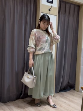 チナツさん（レディース・152cm）の春コーディネート