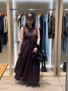 「テチチ(Te chichi)」｜「アイテム（ワンピース/ドレス）」を使った、チナツさん（レディース・152cm）の秋コーディネート