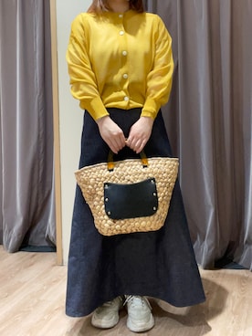 「Te chichi（テチチ）のアイテム（ショルダーバッグ）」を使った、チナツさん（レディース・152cm）の春コーディネート