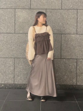 チナツさん（レディース・152cm）の冬コーディネート