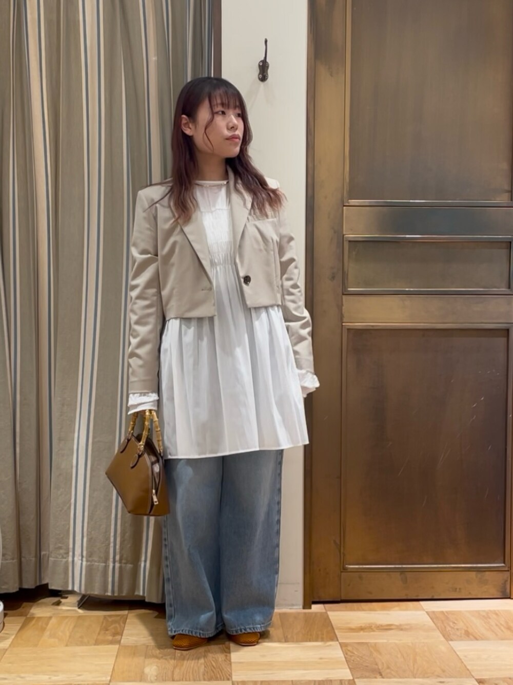 ブラウス シャツ 「Atelier Sucre」レースフレアスリーブシャーリングブラウス「2025spring catalog item」 レディース セール】 【Atelier Sucre】レースフレアスリーブシャーリング