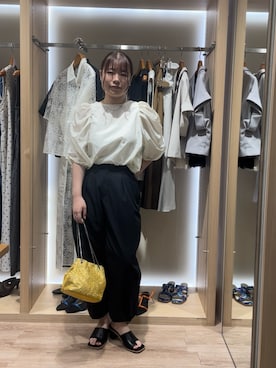 「Te chichi（テチチ）のアイテム（サンダル）」を使った、チナツさん（レディース・152cm）の夏コーディネート