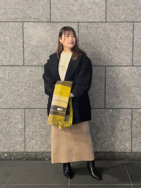 「Te chichi（テチチ）のアイテム（その他アウター）」を使った、チナツさん（レディース・152cm）の冬コーディネート