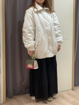 「Te chichi（テチチ）のアイテム（ブルゾン）」を使った、チナツさん（レディース・152cm）の冬コーディネート