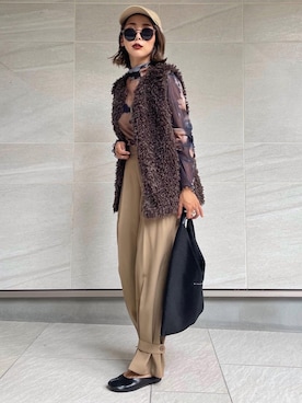 𝓅𝑜𝒸𝑜さん（レディース・156cm）の秋コーディネート