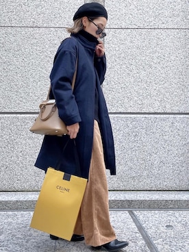 「URBAN RESEARCH Sonny Label（アーバンリサーチサニーレーベル）のアイテム（その他アウター）」を使った、𝓅𝑜𝒸𝑜さん（レディース・156cm）の冬コーディネート