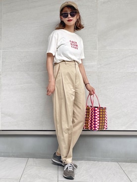 𝓅𝑜𝒸𝑜さん(レディース・156cm)の夏コーディネート