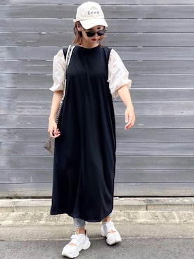 「classicalelf（クラシカルエルフ）のアイテム（ワンピース）」を使った、𝓅𝑜𝒸𝑜さん（レディース・156cm）の夏コーディネート