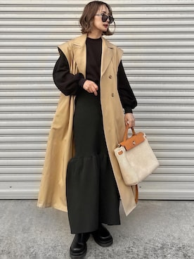 ニットマーメイドスカート【オンラインストア限定商品】を使った人気 ...