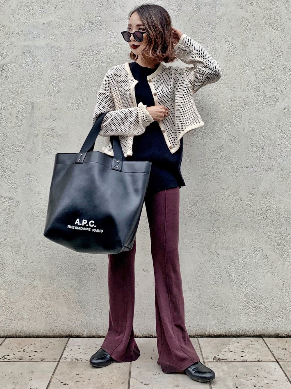 A.P.C.（アーペーセー）の「CABAS EDDY 20P（ハンドバッグ）」 - WEAR