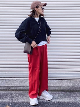 「AKIII CLASSIC（アキクラシック）のアイテム」を使った、𝓅𝑜𝒸𝑜さん（レディース・156cm）の冬コーディネート