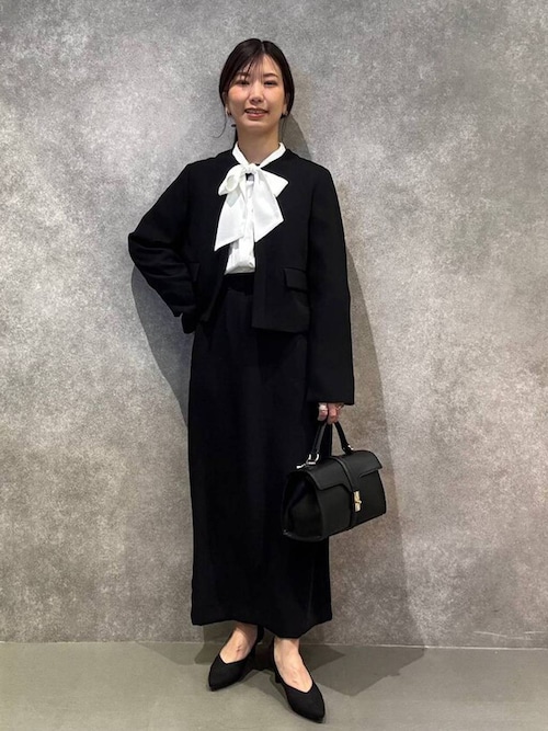 アイケア machan お手入れラクラク2WAYボウタイブラウス/133609（シャツ/ブラウス