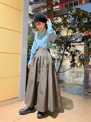 SOUTHCAPE シャーリングボリュームスカート 1669781500_320.jpg